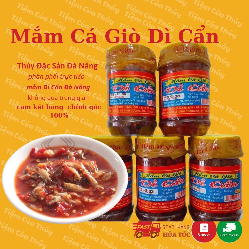 Mắm cá giò Dì Cẩn hũ 500gr chính gốc phân phối trực tiếp