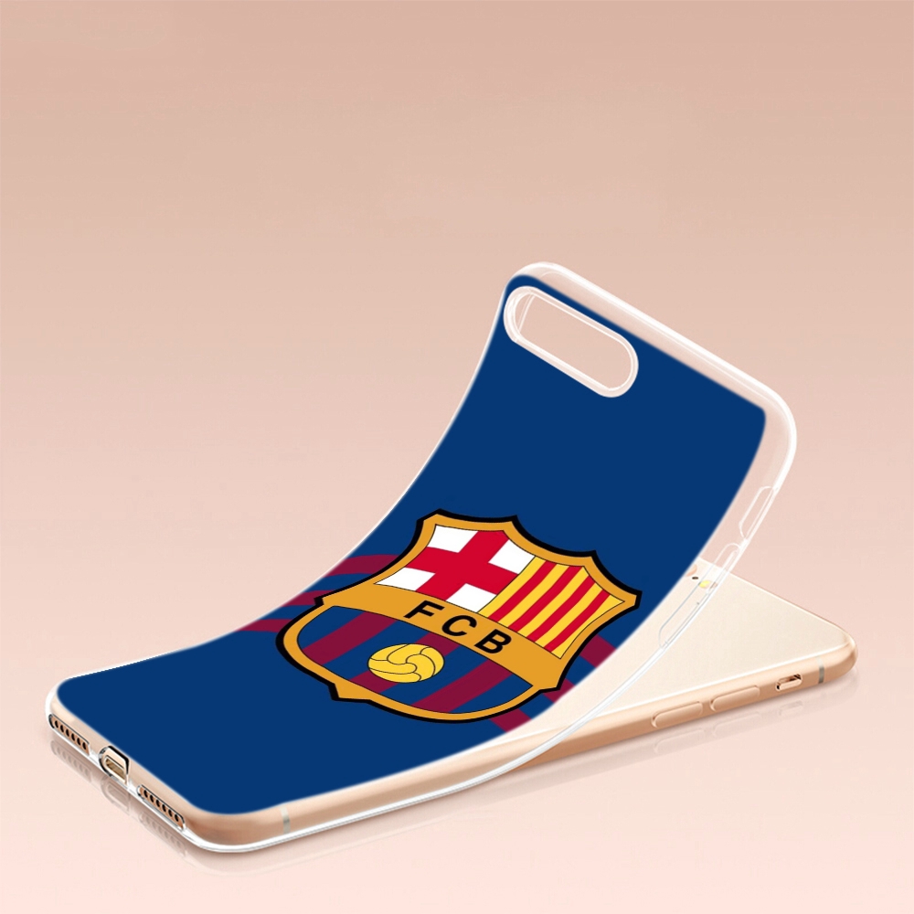 Ốp điện thoại TPU mềm in logo barca cho Samsung A5 A6 Plus A7 A8 A9 2017 2018 M10 M20 M30 M40 83A