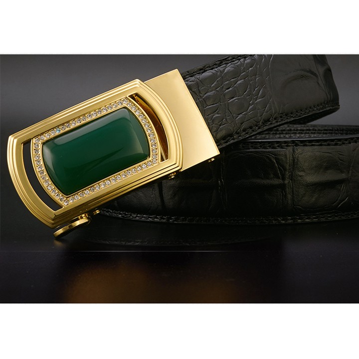 [HÀNG CHẤT] Thắt lưng nam gắn đá mã não sang trọng quý phái NT0010H | BigBuy360 - bigbuy360.vn