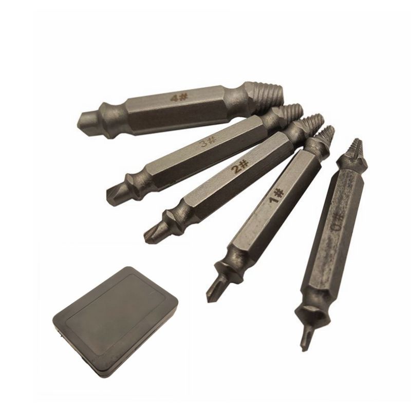 Bộ 5 mũi khoan phá ốc vít hư Krachtige bằng thép không gỉ s2