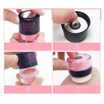 Phấn má hồng Bioaqua Chic Trendy dạng bột - Nội địa Trung | BigBuy360 - bigbuy360.vn