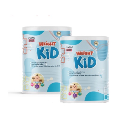 Lon sữa WEIGHT KID cải thiện hấp thu, biếng ăn cho bé loại 350g