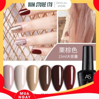 Sơn gel AS bền màu cực kì mướt 15ML (dành cho tiệm nail chuyên nghiệp) - CB