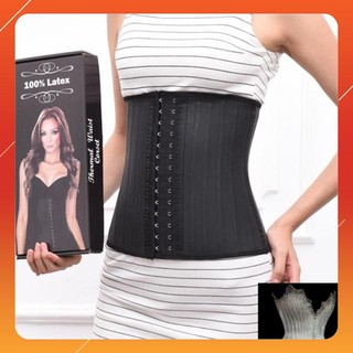 Đai Nịt Bụng Latex 25 xương thép nhập khẩu italy mẫu dài 29 cm