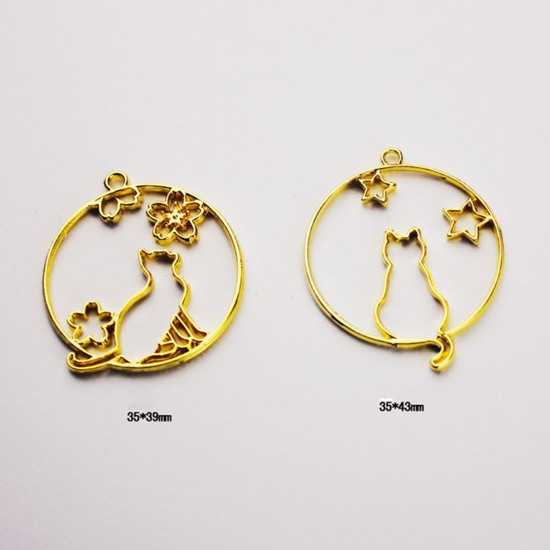 Set 7 Mặt Vòng cổ Hình Mèo Dễ Thương Cho Nữ