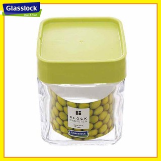Hũ Đựng Gia Vị Thủy Tinh Glasslock 500ml nắp vặn vuông- IP604