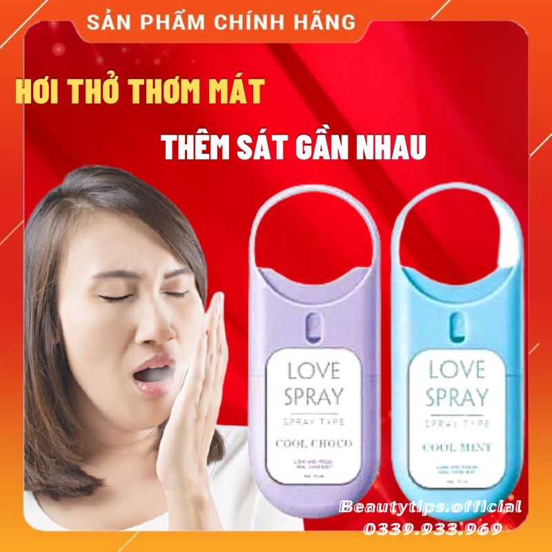 Xịt Thơm Miệng Qlady Love Spray- Kissing Spray