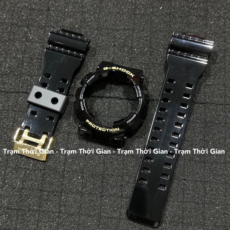 Set vỏ đồng hồ nam casio G-Shock GA-110GB ĐEN BÓNG