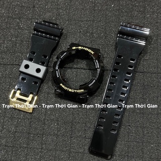 Set vỏ đồng hồ nam casio g-shock ga-110gb đen bóng