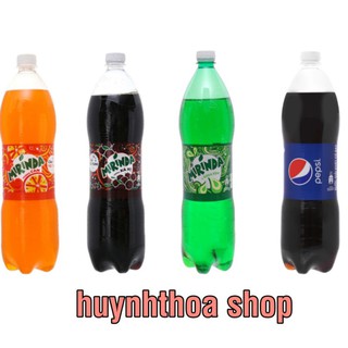 Nước ngọt pepsi / mirinda cam / xá xị / soda kem chai 1.5 lít