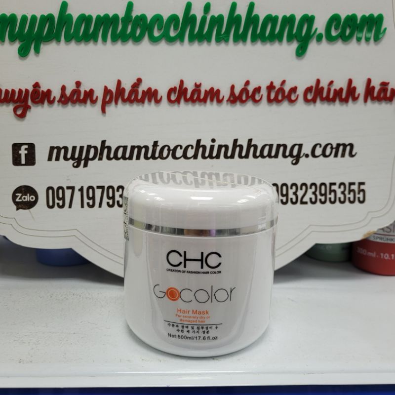 Dầu hấp, dầu gội, dầu xả phục hồi tóc CHC 500ml