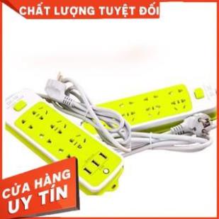 [ Bán Lẻ Giá Sỉ ] Ổ Cắm Điện Đa Năng Chống Giật 6 Lỗ, 3 Cổng USB, Đa Năng Tiện Dụng