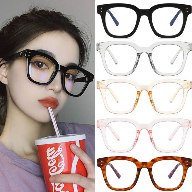 Kính Mắt Gọng Vuông Phong Cách Retro Cổ Điển Chống Bức Xạ Bảo Vệ Mắt Cho Nữ | BigBuy360 - bigbuy360.vn