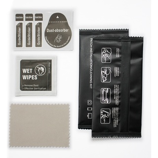 Combo 100 bộ khăn lau mini ướt - khô hỗ trợ dán cường lực & skin dán các loại