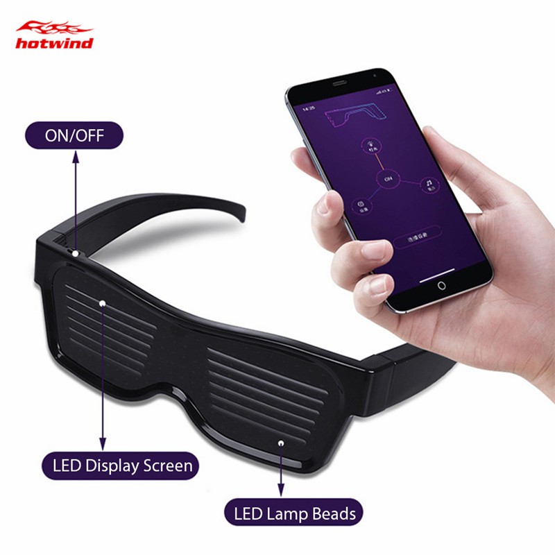 Kính đèn led kết nối với điện thoại qua app không dây Bluetooth