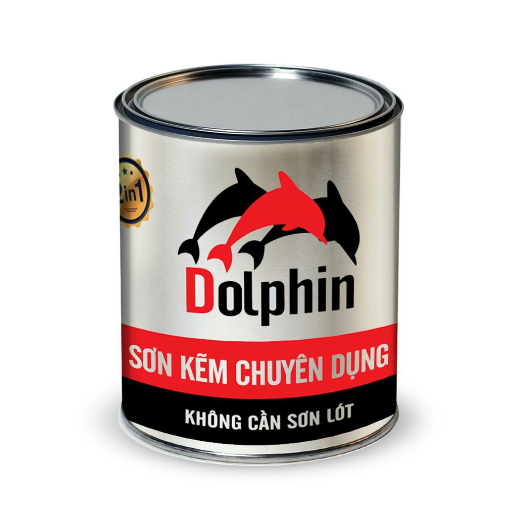 Sơn sắt kẽm Dolphin màu đẹp ấn tượng