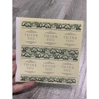 sticker Thank you 6 miếng