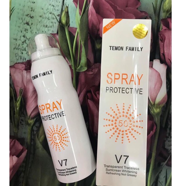 XỊT CHỐNG NẮNG TÒAN THÂN V7 SPRAY SUN SCREEN SPF50 180ml - SẢN PHẨM HOT CHẠY