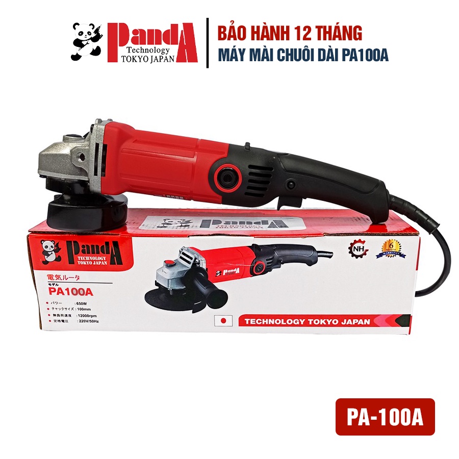 [Mã BMBAU50 giảm 7% đơn 99K] Máy cắt, mài góc, đánh bóng vật dụng cầm tay Panda PA100A 650W công tắc chuôi dài