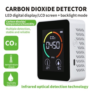 CO2 Sensor CO2 Meter Digital Air Detector Intelligent Air Quality Analyzer