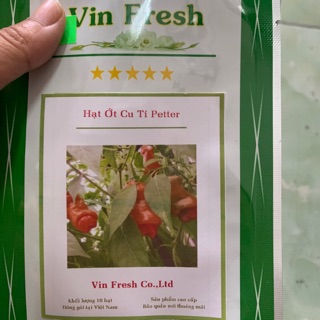 Hạt ớt cu tí petter