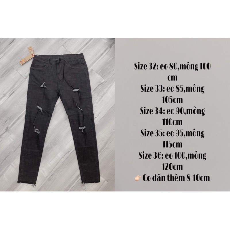 Quần Jean bigsize