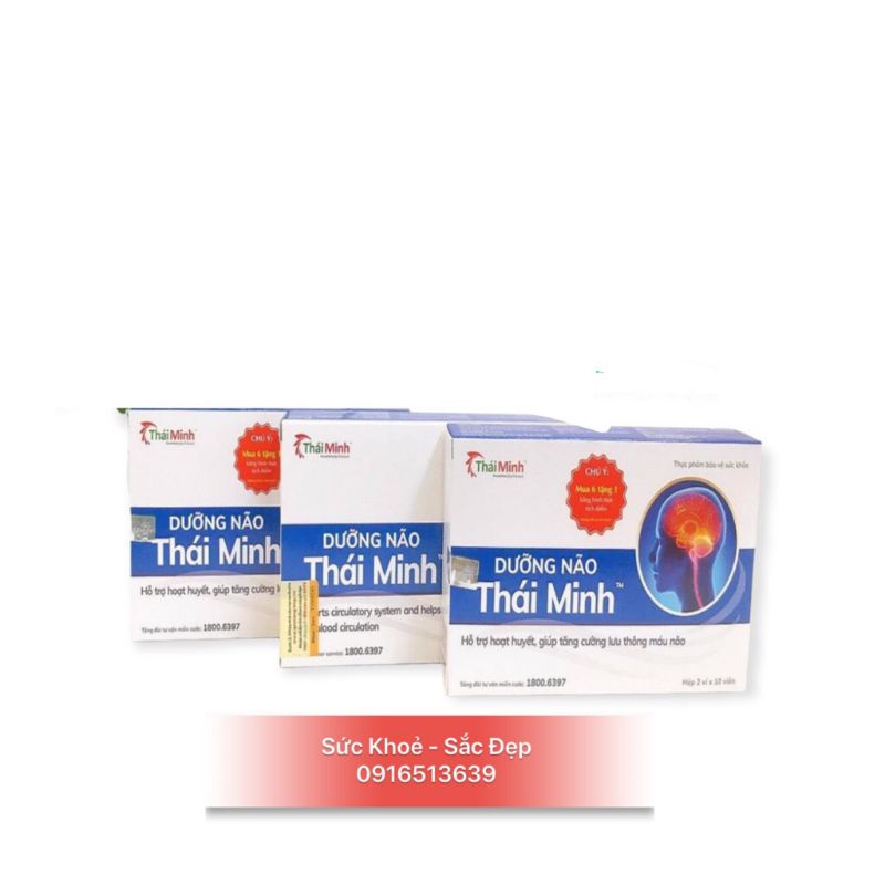 Viên Uống Dưỡng Não Thái Minh hộp 20 viên