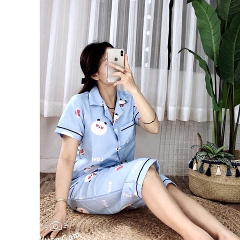 Bộ Ngủ Pijama Lửng Loại 1 Hình Mới Nhất