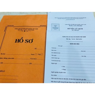 Hồ sơ xin việc 1 bộ
