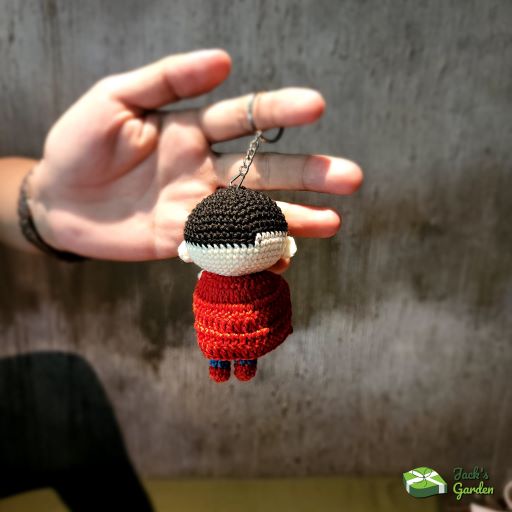 Móc khóa Superman bằng len handmade