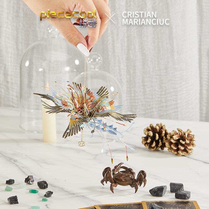 Mô Hình Kim Loại 3D Lắp Ráp Piececool Thiên Ngữ Hạc Cự Giải  IP067-KG