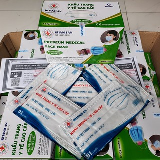 Khẩu trang y tế Khánh An 4 lớp kháng khuẩn tiệt trùng đóng túi từng cái