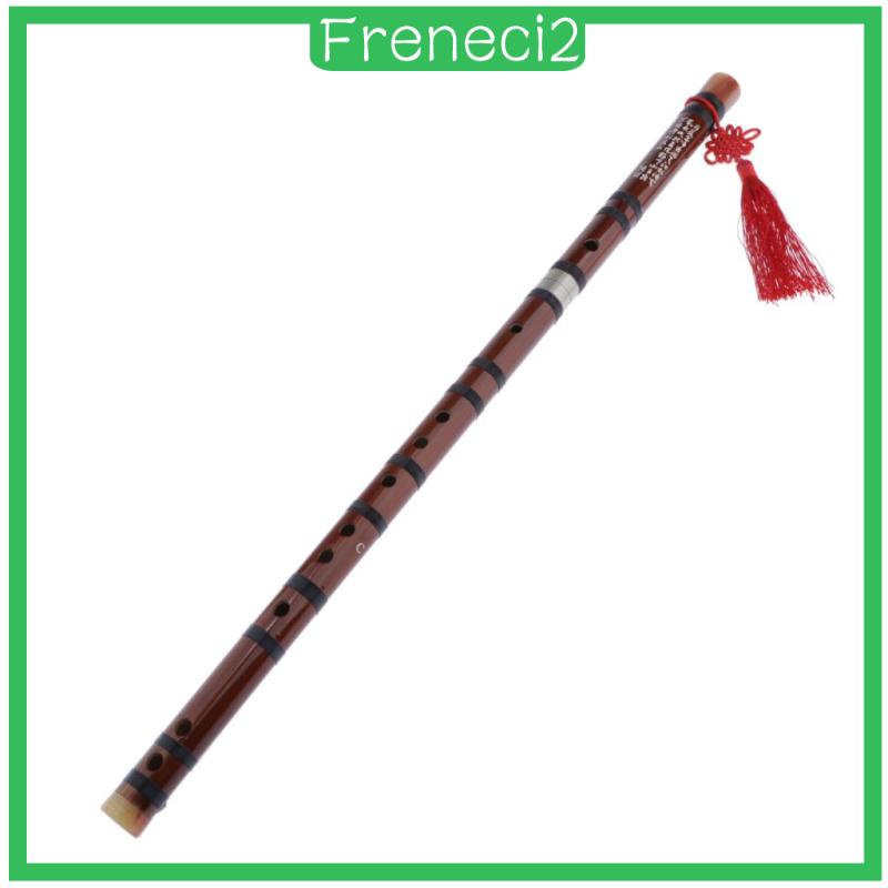 [FRENECI2]  Professional Handmade Chinese Bamboo Flute Dizi Woodwind Instrument