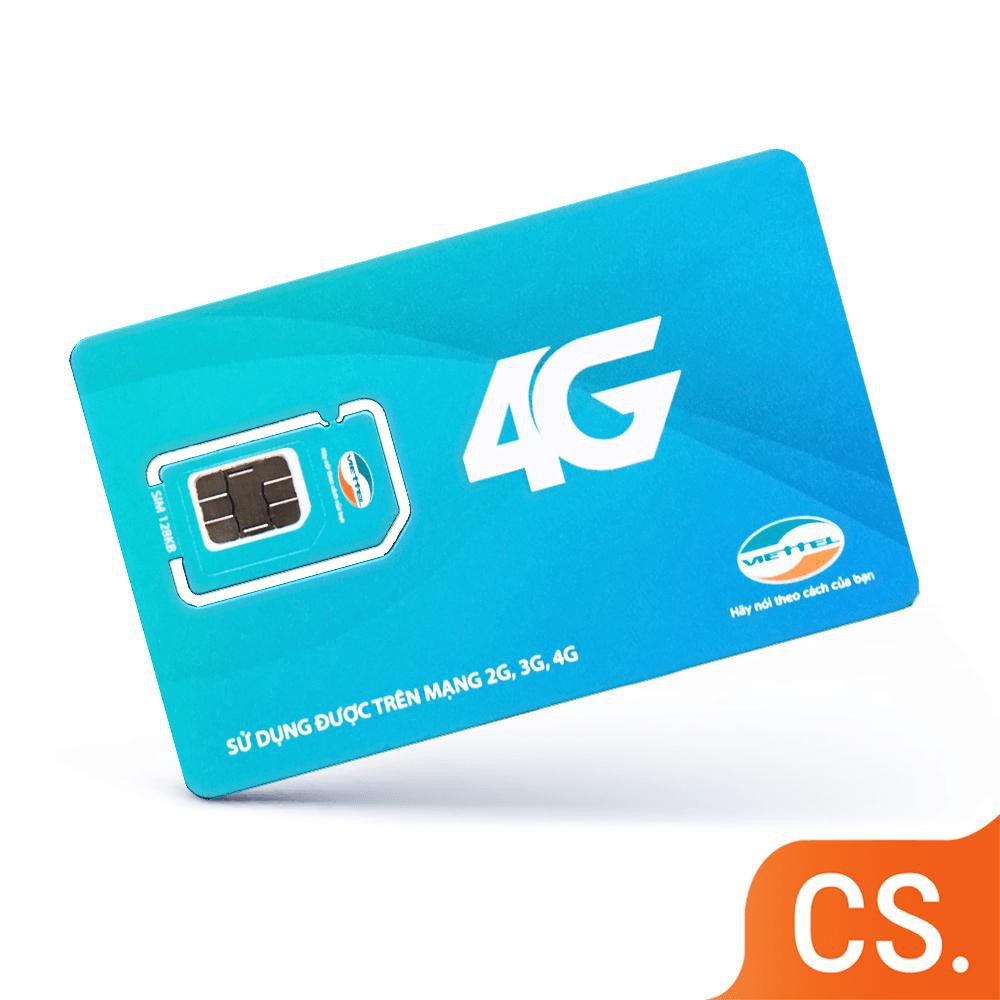 [Mã 159ELSALE hoàn 7% đơn 300K] Sim VIettel 4g gói cước V120 gọi thả không lo hêt tiền, data siêu khủng