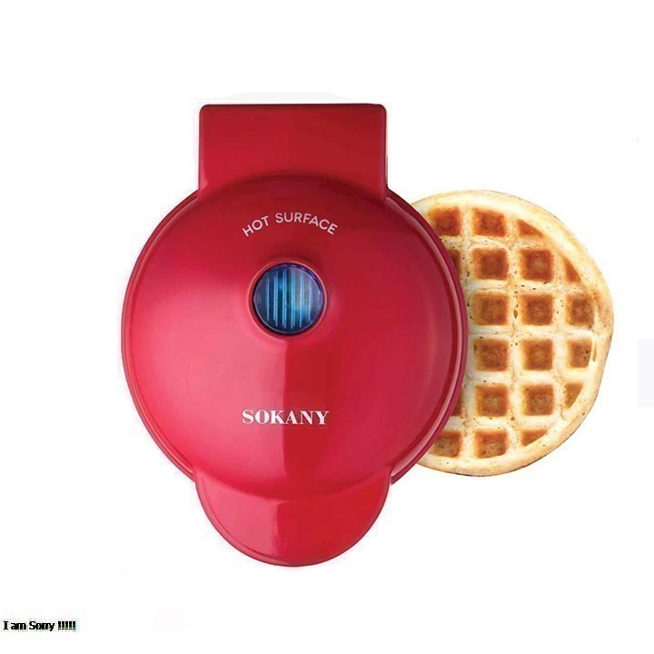 [Mã ELHADEV giảm 4% đơn 300K] Máy nướng bánh kẹp tàn ong, làm bánh waffle Mini Sokany