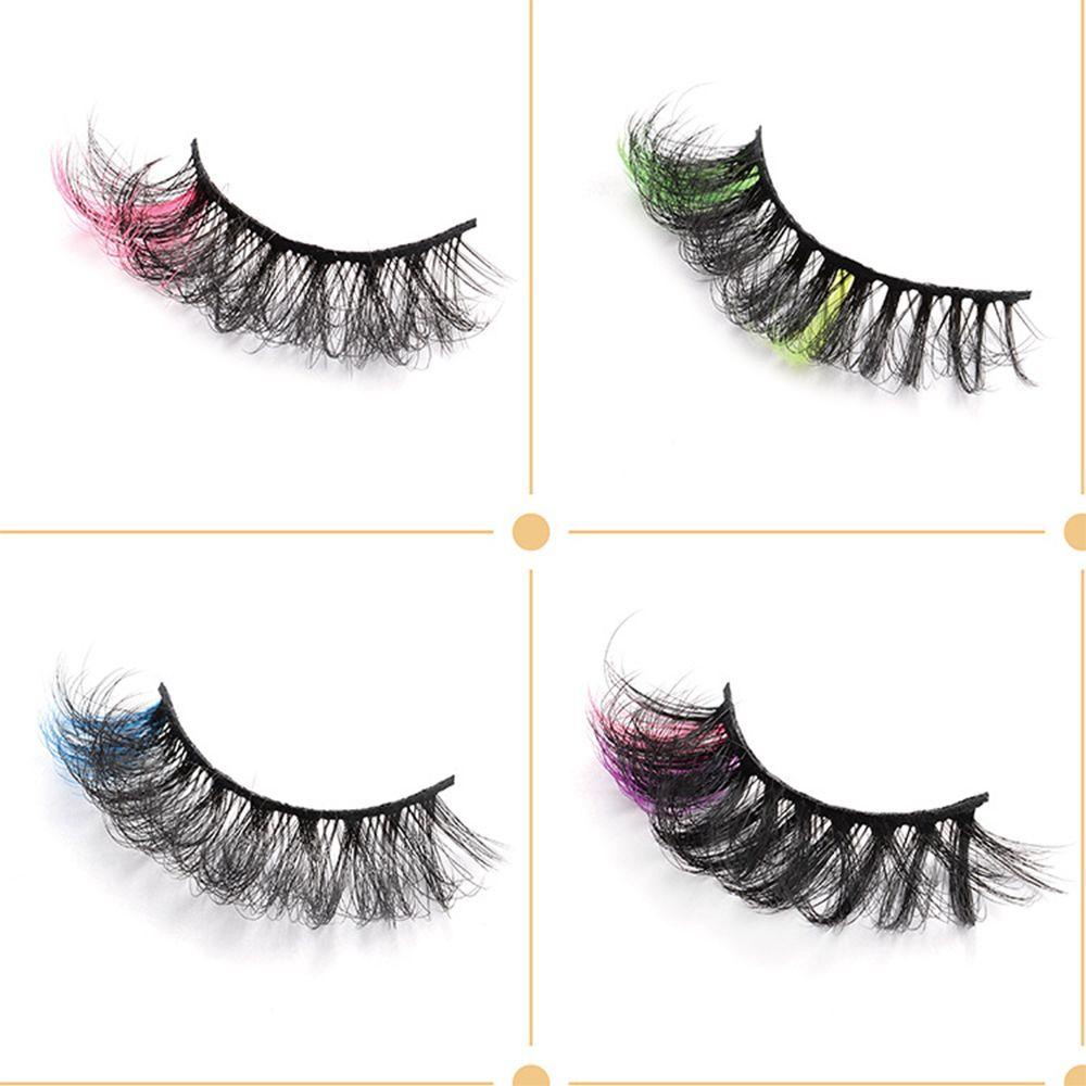 BSUNS Set 7 Cặp Lông Mi Giả Nhiều Màu Sắc Dành Cho Nữ