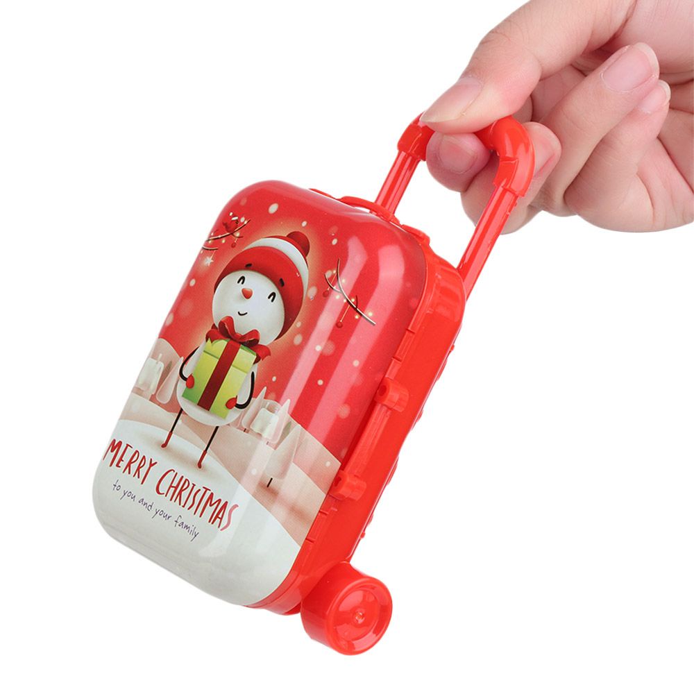 Vali đựng kẹo mini trang trí nhà búp bê họa tiết hoạt hình dễ thương