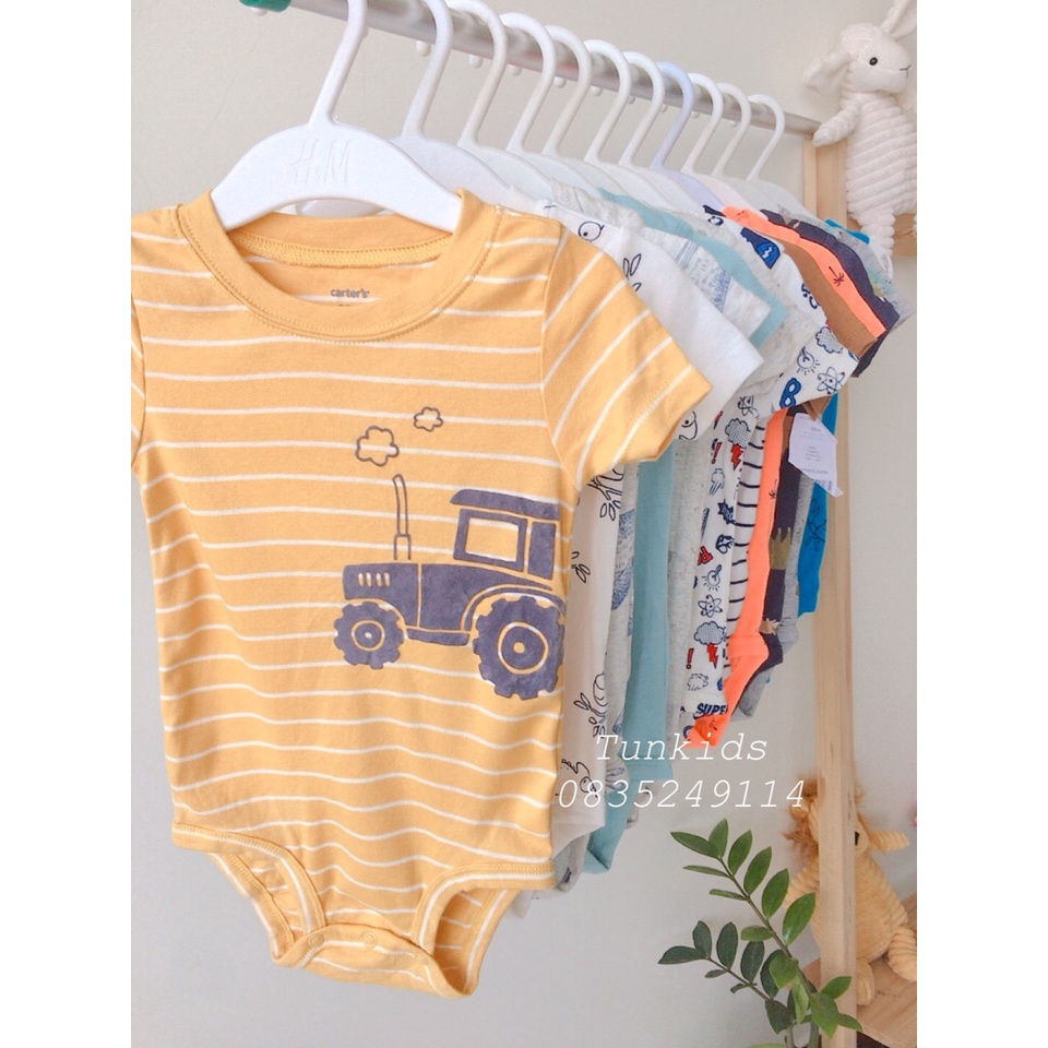 {Sz 12-18m} Body chip Carter bé trai Cambodia xuất xịn