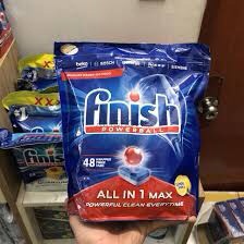 [CHÍNH HÃNG] Viên rửa bát Finish all in 1 max (10 chức năng)