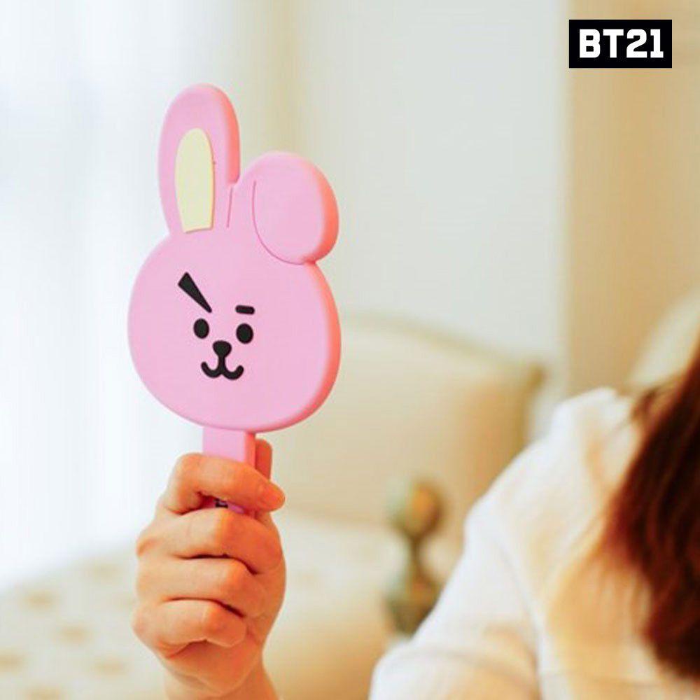 PATH Gương Trang Điểm Cầm Tay Hình BT21 Sáng Tạo Cho Bé Gái