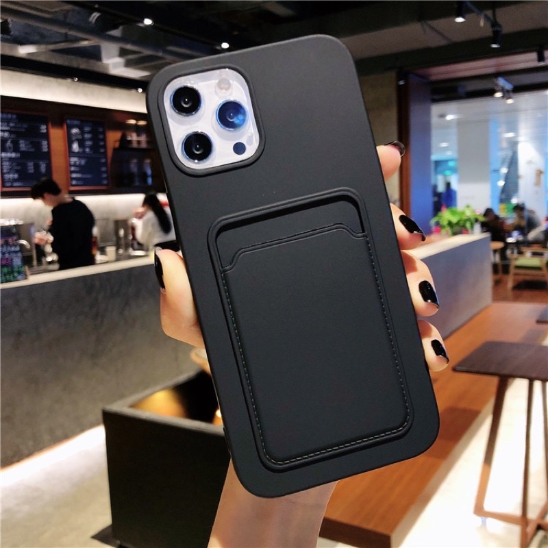 ốp có ngăn đựng chống bẩn i Phone