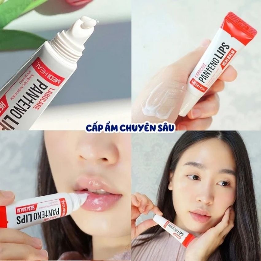 Son dưỡng mediheal màu xanh đỏ, son dưỡng giảm thâm môi hàn quốc chính hãng 10ml