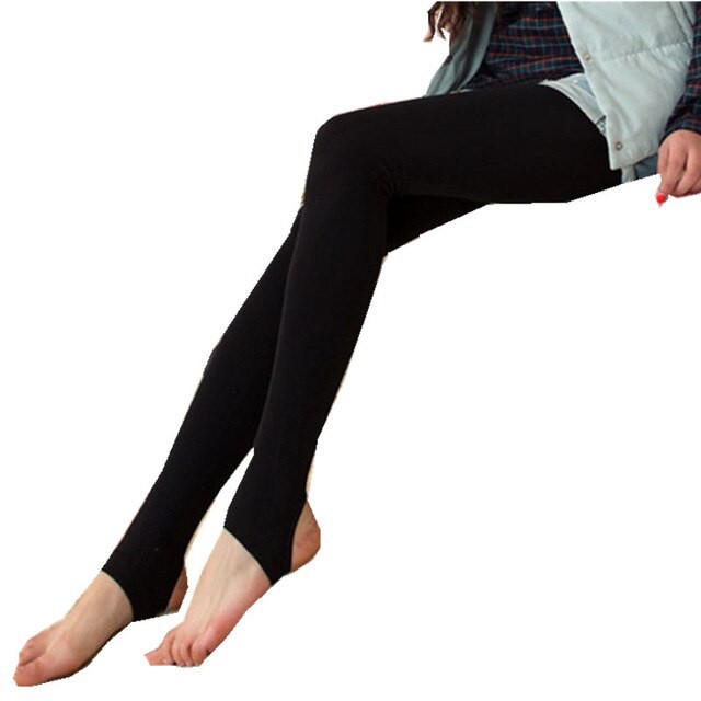 Quần Legging charlotte 150D Tights, Quần legging , quần bó sát, quần co dãn xỏ gót màu đen
