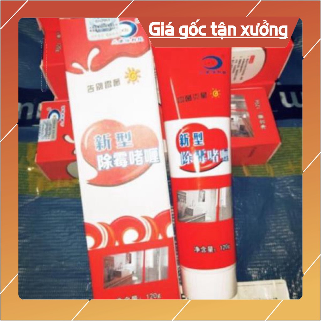 Gel tẩy mốc gioăng cao su máy giặt, cửa kính, bồn rửa bát..v..v..