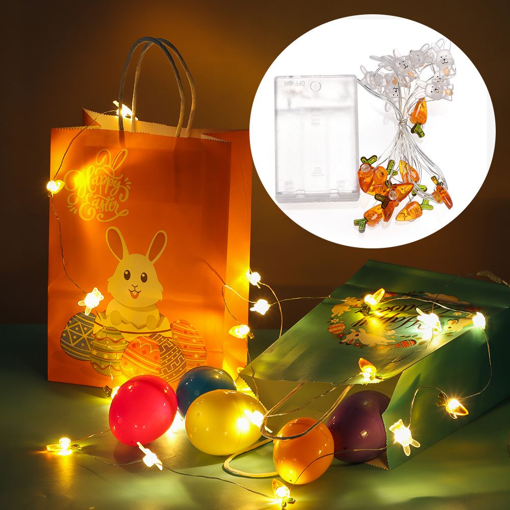 Đèn Led Hình Thỏ Phục Sinh Dễ Thương Dùng Trang Trí