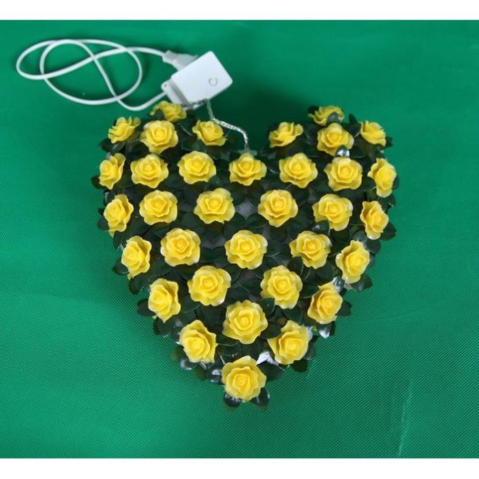 Đèn Led trái tim hoa hồng, đèn trang trí phòng ngủ, đèn trang trí tiệc