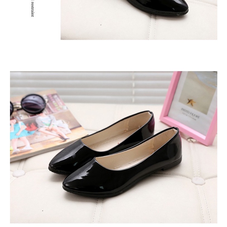 Giày Búp Bê Thời Trang Xinh Xắn Cho Nữ┅❈✺Giày Da Bóng Đế Bằng Siêu Nhẹ Thời Trang Mùa Xuân 2023 Cho Nữ