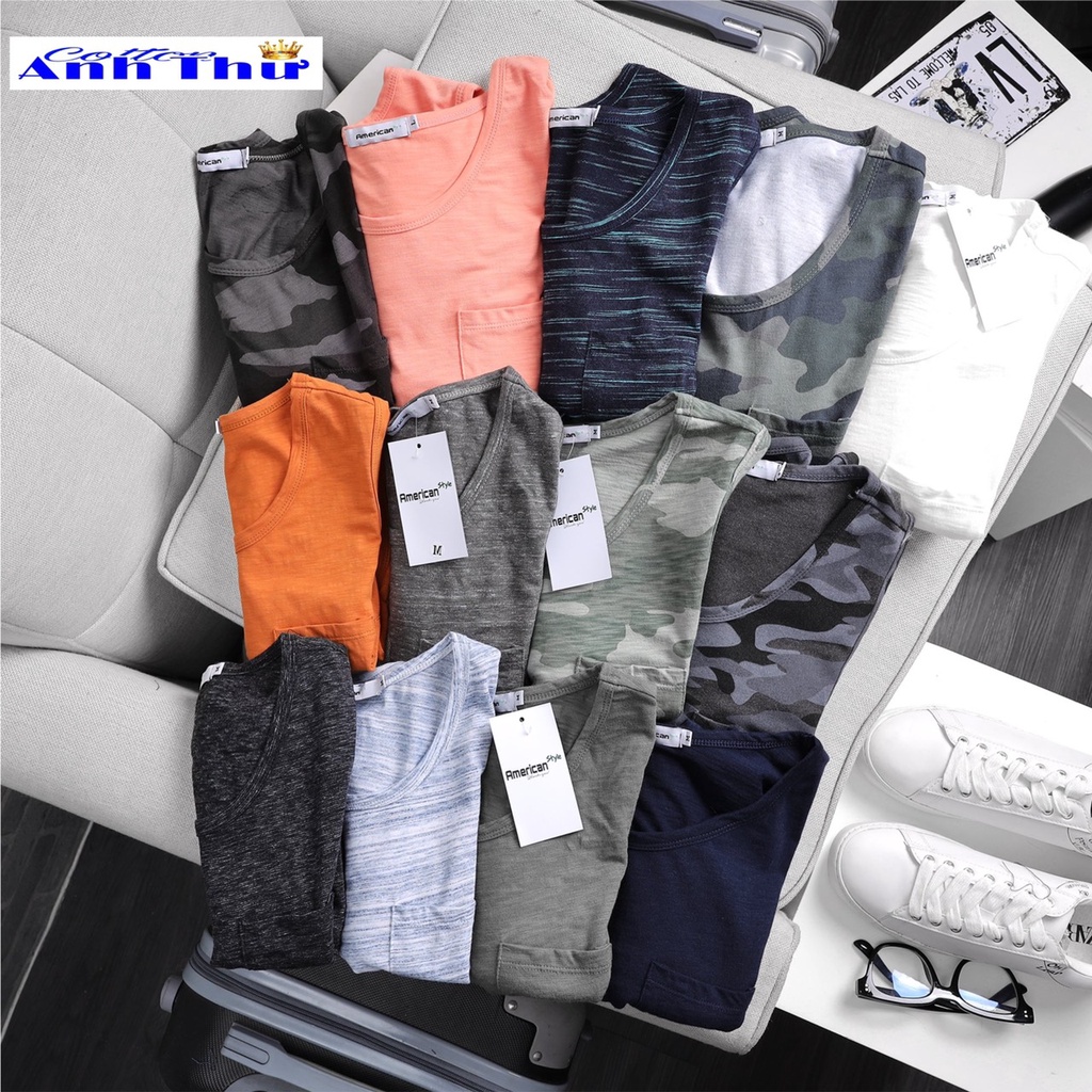 Áo Ba Lỗ Nam Có Túi Chất Cotton Thấm Hút Mồ Hôi Tốt , Thoáng Mát Co Giãn Thỏa Mái Cực Tôn Body