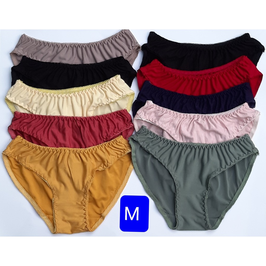 Bộ 10 quần lót nữ 45 đến 65 ký Vòng Eo tối đa 90cm ( Giá Rẻ) 100% Cotton