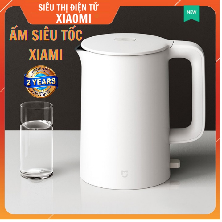 Ấm Siêu Tốc Xiaomi 1A chính hãng - Sôi Nhanh - Kết Nối App MIHOME - Sử Dụng An Toàn [Bảo Hành 2 NĂM]